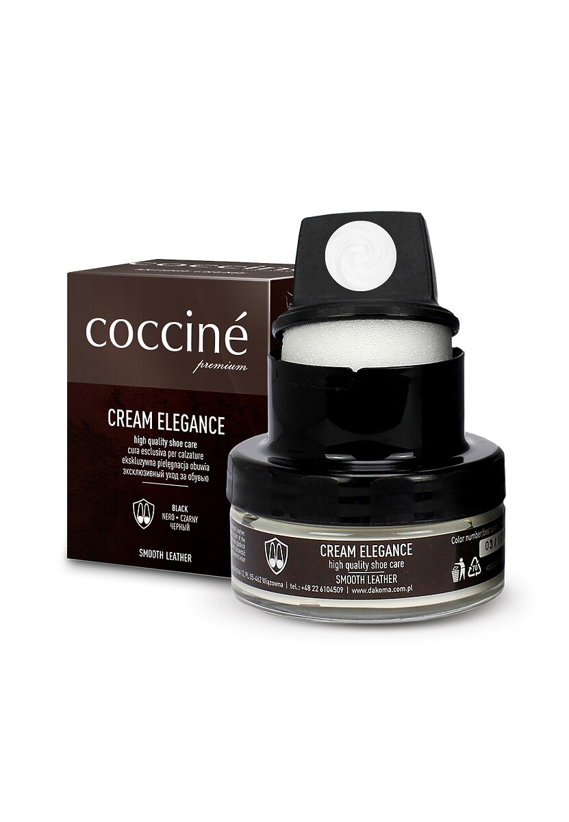 Jasnobeżowy Krem do Pielęgnacji Obuwia Coccine
