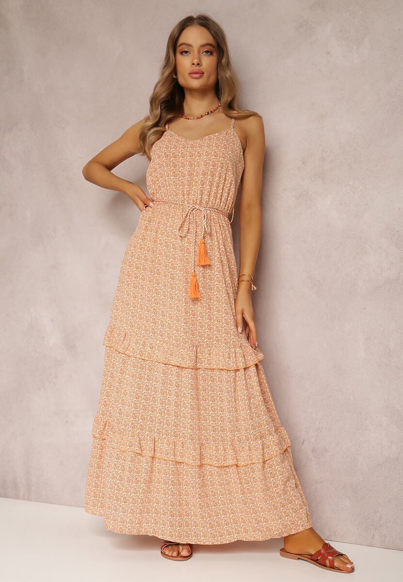 Pomarańczowa Sukienka Ailbhe