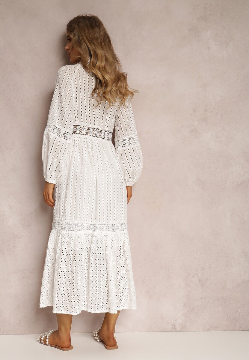 Biała Sukienka Kally
