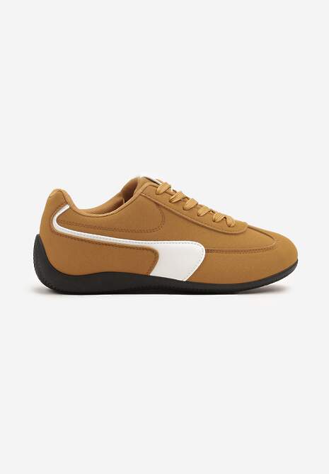 Jasnobrązowe Sneakersy Typu Klasyczne Tenisówki Zelritia