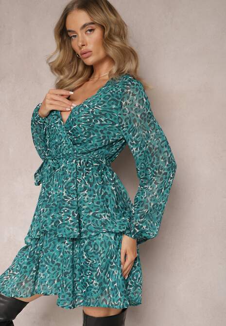 Niebieska Sukienka Oreithinca