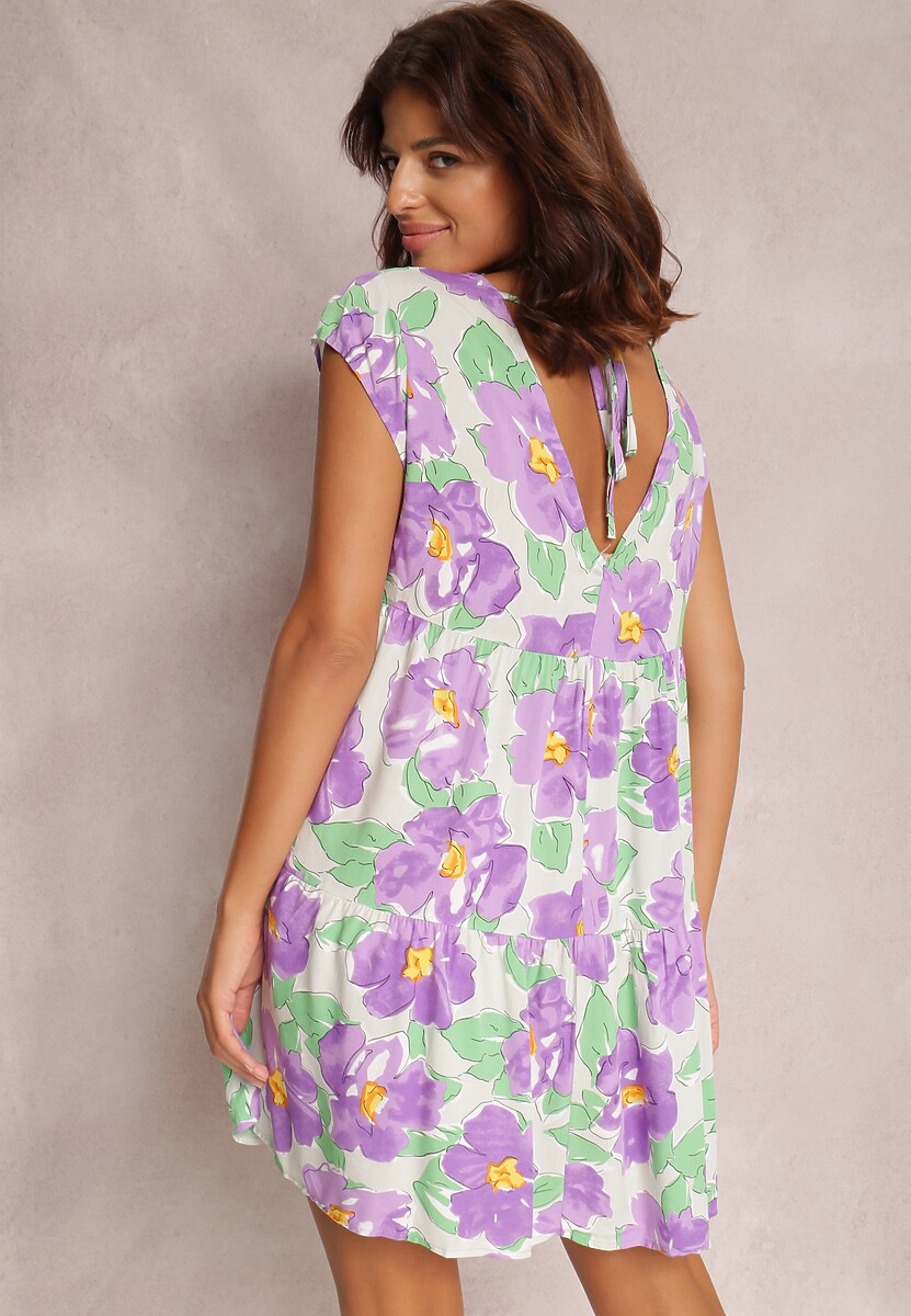 Fioletowa Sukienka Predikel