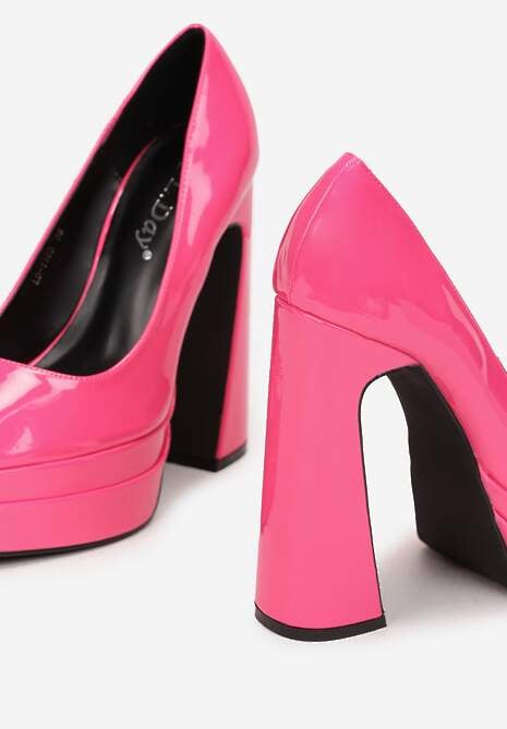 Fuksjowe Czółenka na Wysokim Słupku i Platformie Valme