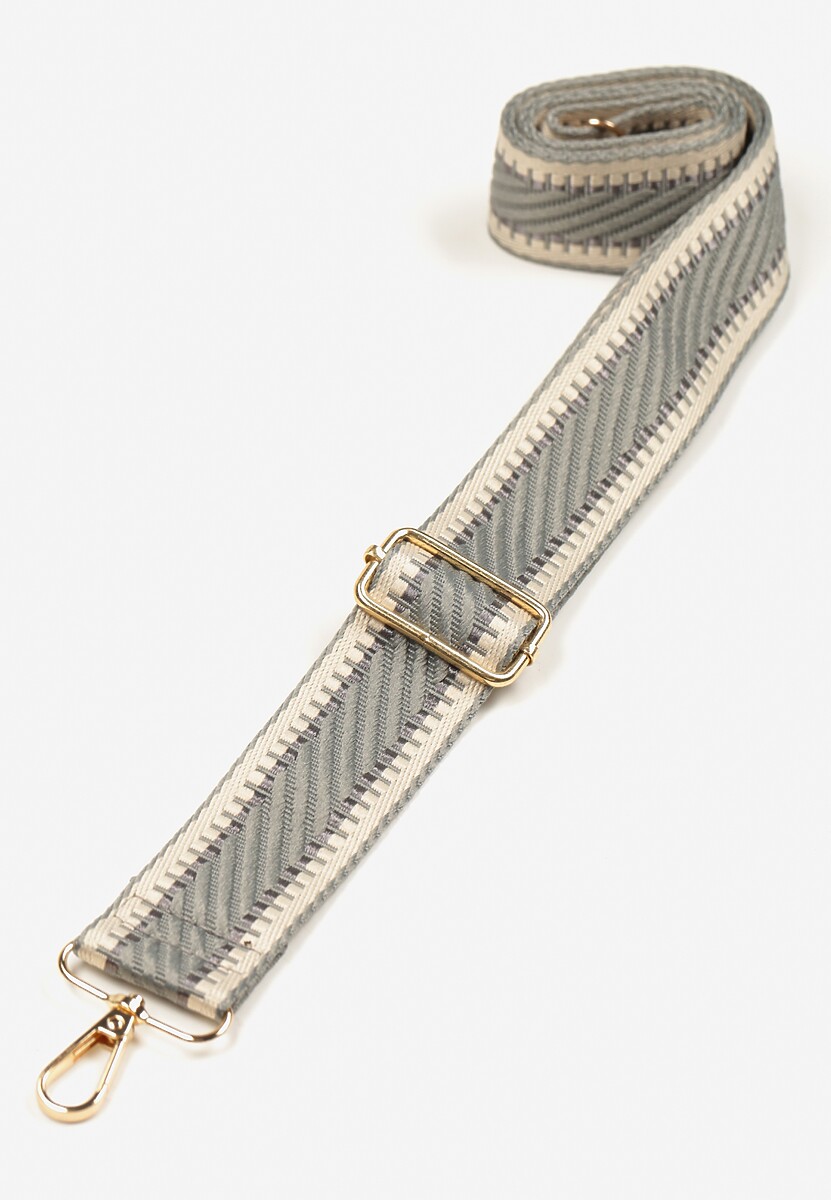 Szary Pasek do Torebki z Możliwością Regulacji Rinelle