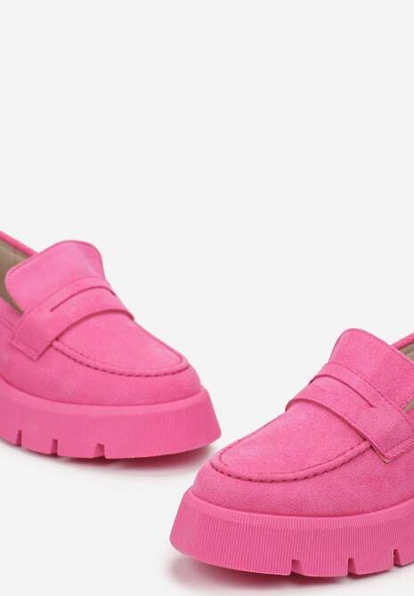 Fuksjowe Mokasyny na Grubej Podeszwie z Protektorem Misal