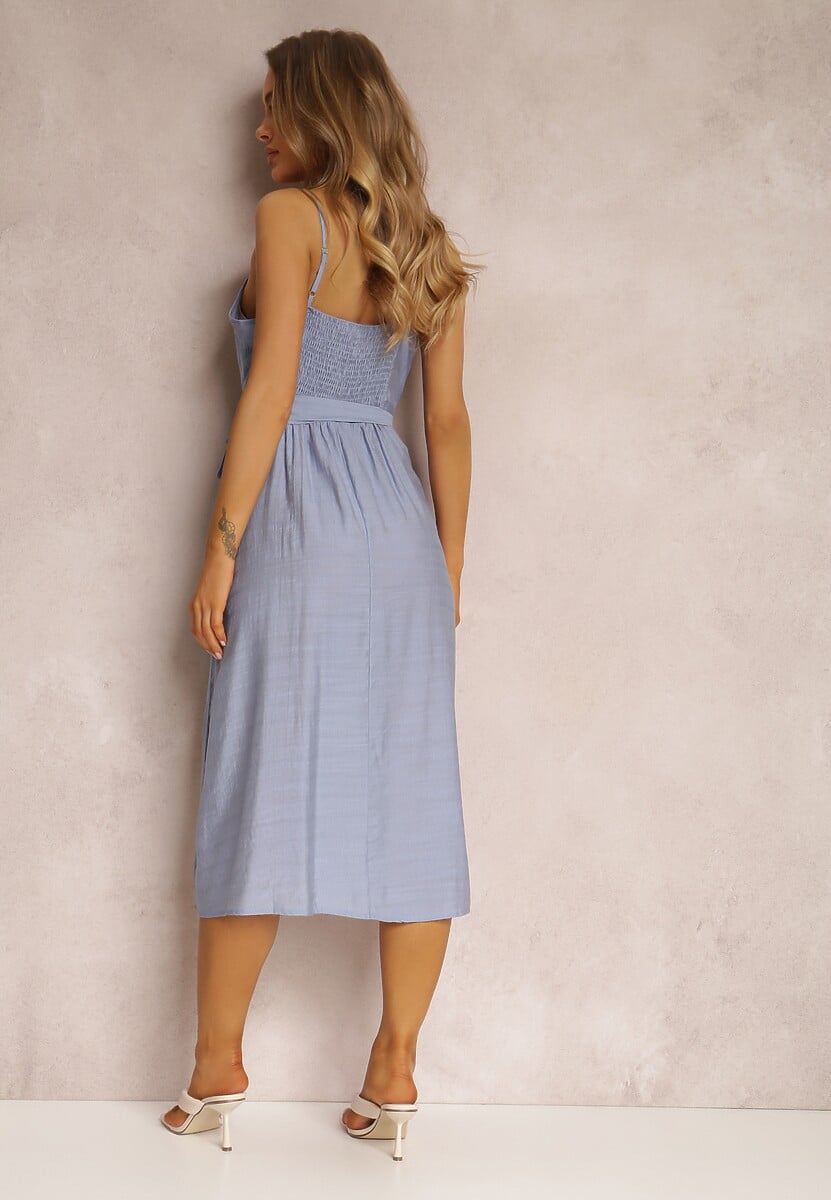 Niebieska Sukienka Hami