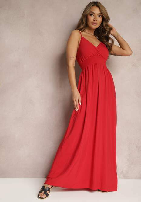 Bordowa Sukienka Sterinig