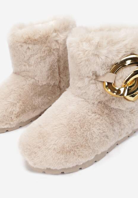 Beżowe Śniegowce Dephare