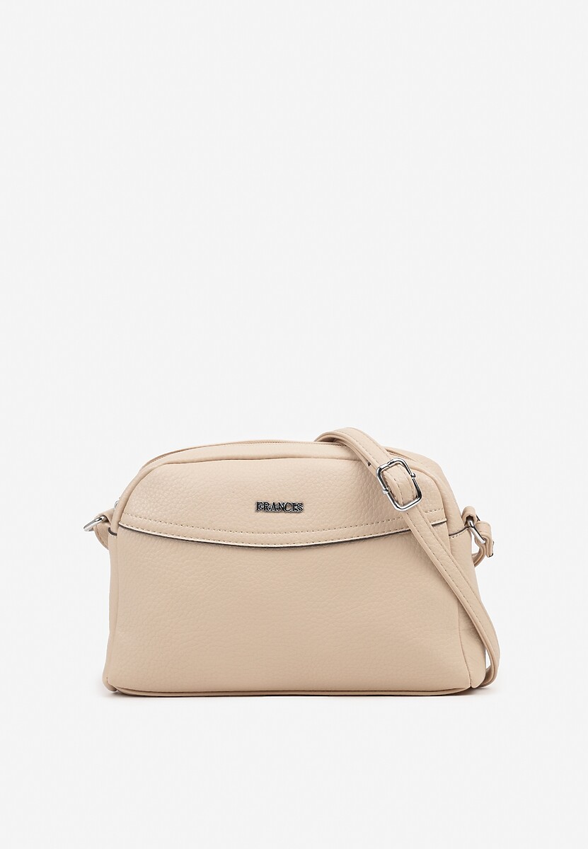 Beżowa Klasyczna Torebka Listonoszka Genselle