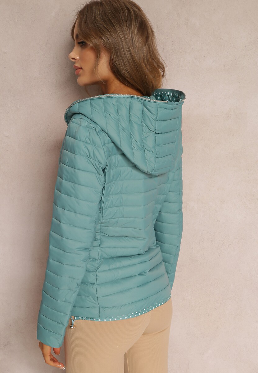 Miętowa Kurtka Pikowana Cerserea
