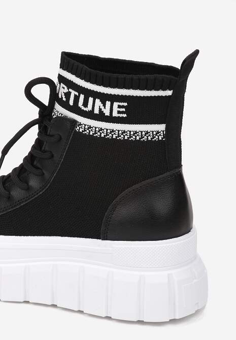 Czarne Sneakersy Khlorolea