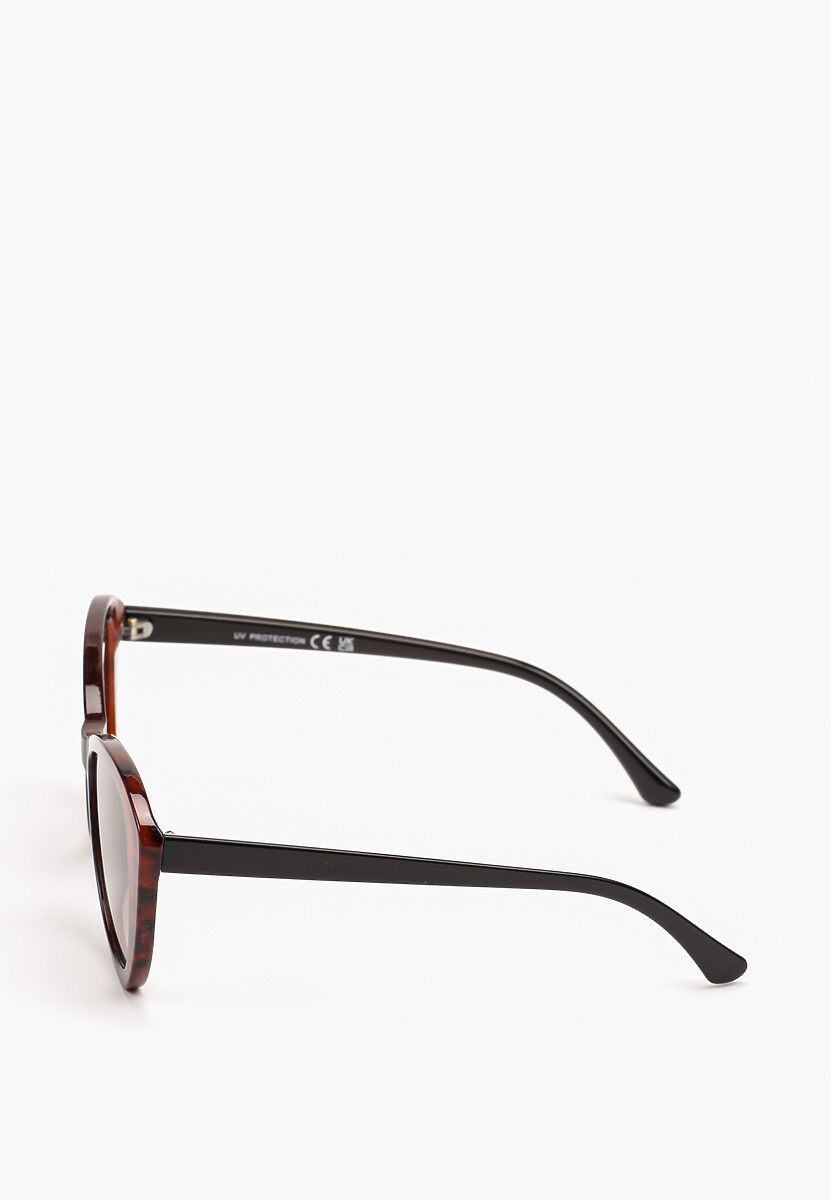 Brązowe Okulary Przeciwsłoneczne z Filtrem UV ze Szkłami Ombre Taseldi