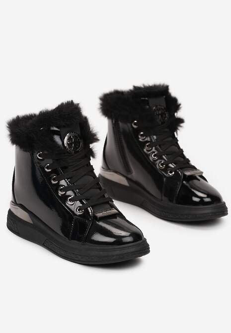 Czarne Botki Doretta