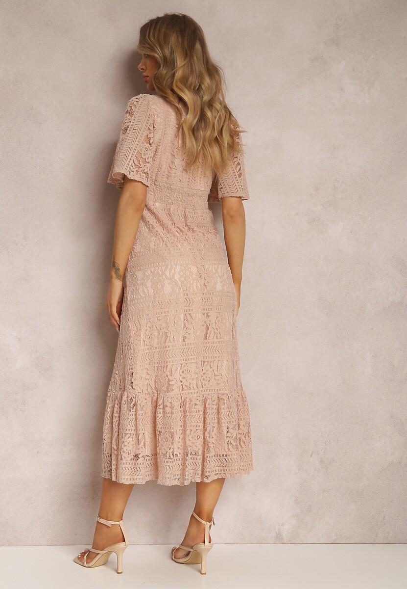 Beżowa Sukienka Corelaia