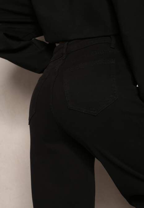 Czarne Jeansy Szerokie Phririope