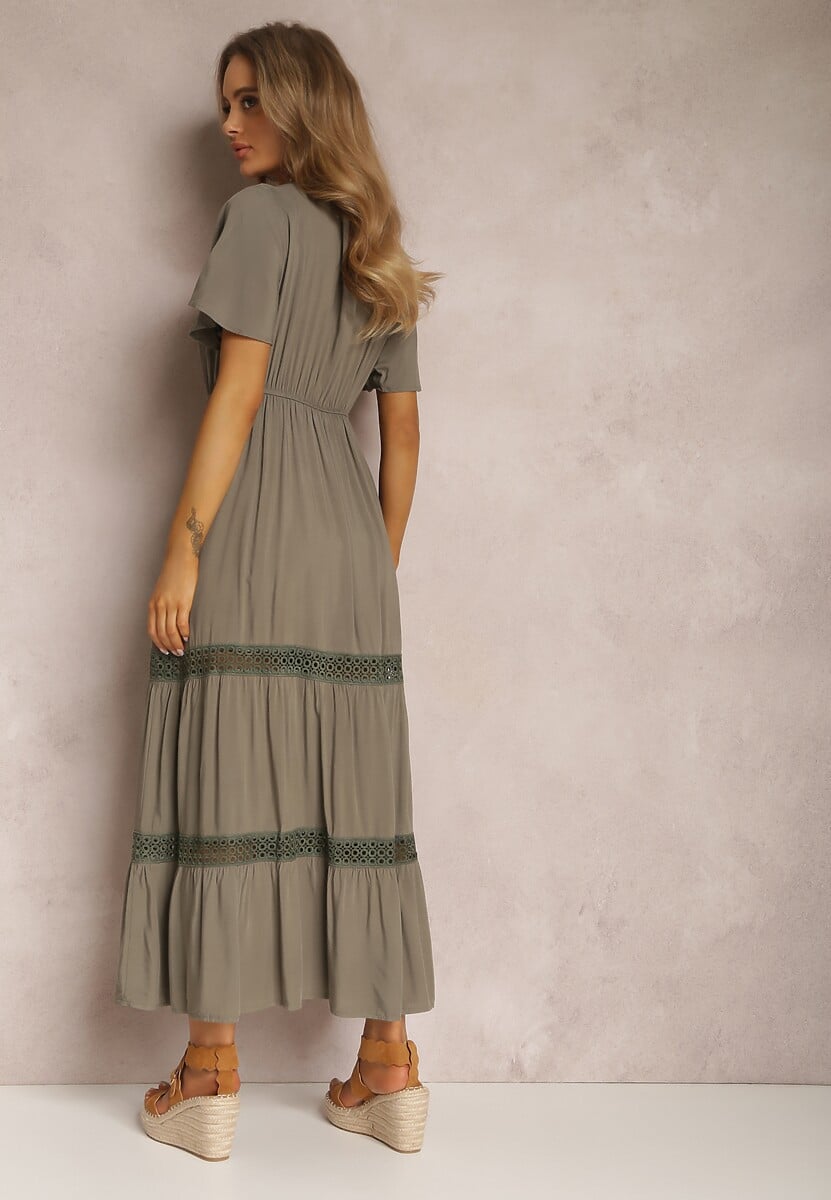 Ciemnozielona Sukienka Ilythyrra