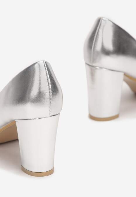 Srebrne Czółenka Agathene