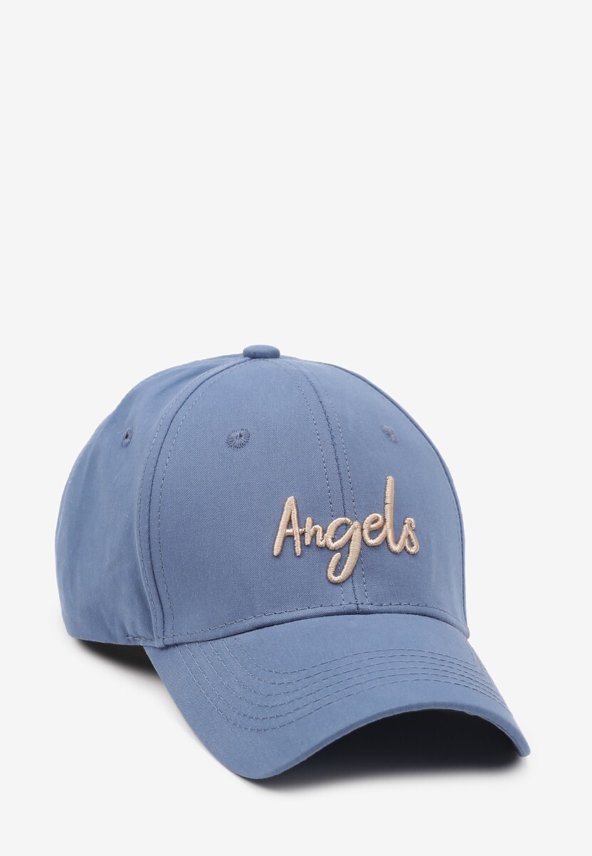 Czarna Bawełniana Czapka z Daszkiem z Haftowanym Napisem Reivessae