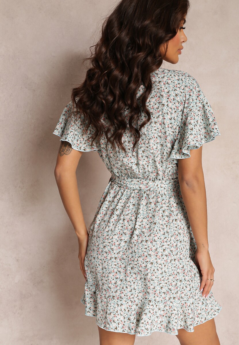 Niebieska Sukienka Myrithelphise