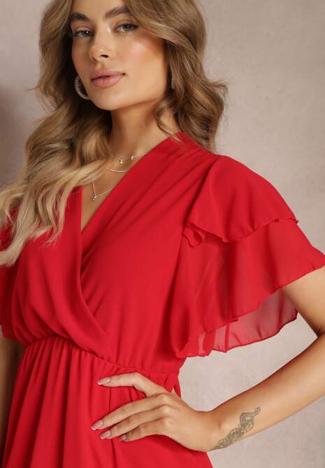 Czerwona Sukienka Nemele