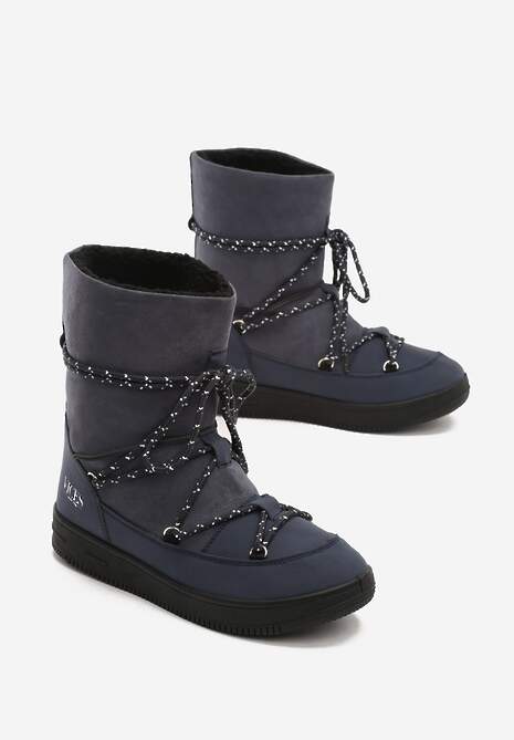 Granatowe Śniegowce Night Magic