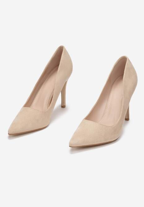 Beżowe Szpilki Hekippe