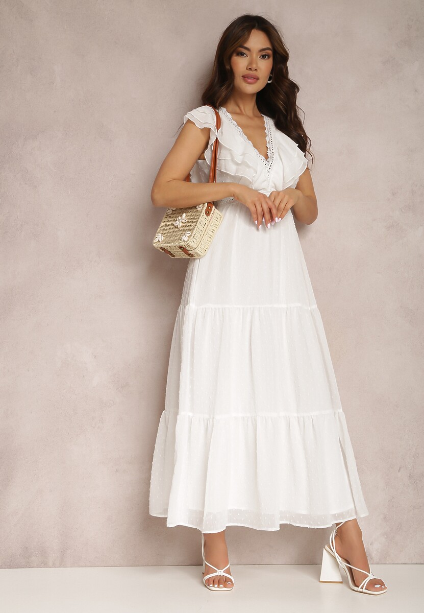 Biała Sukienka Iriope