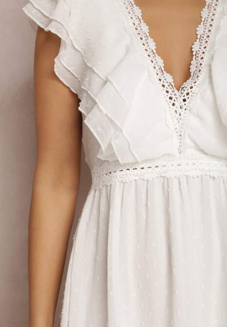 Biała Sukienka Iriope