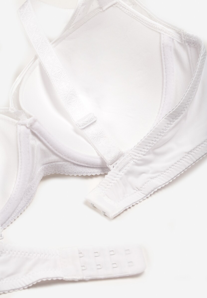 Jasnobeżowy Biustonosz z Koronką Suffa