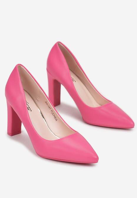 Fuksjowe Czółenka ze Szpiczastym Noskiem Marnera