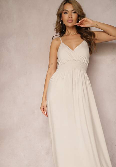 Jasnobeżowa Sukienka Sterinig