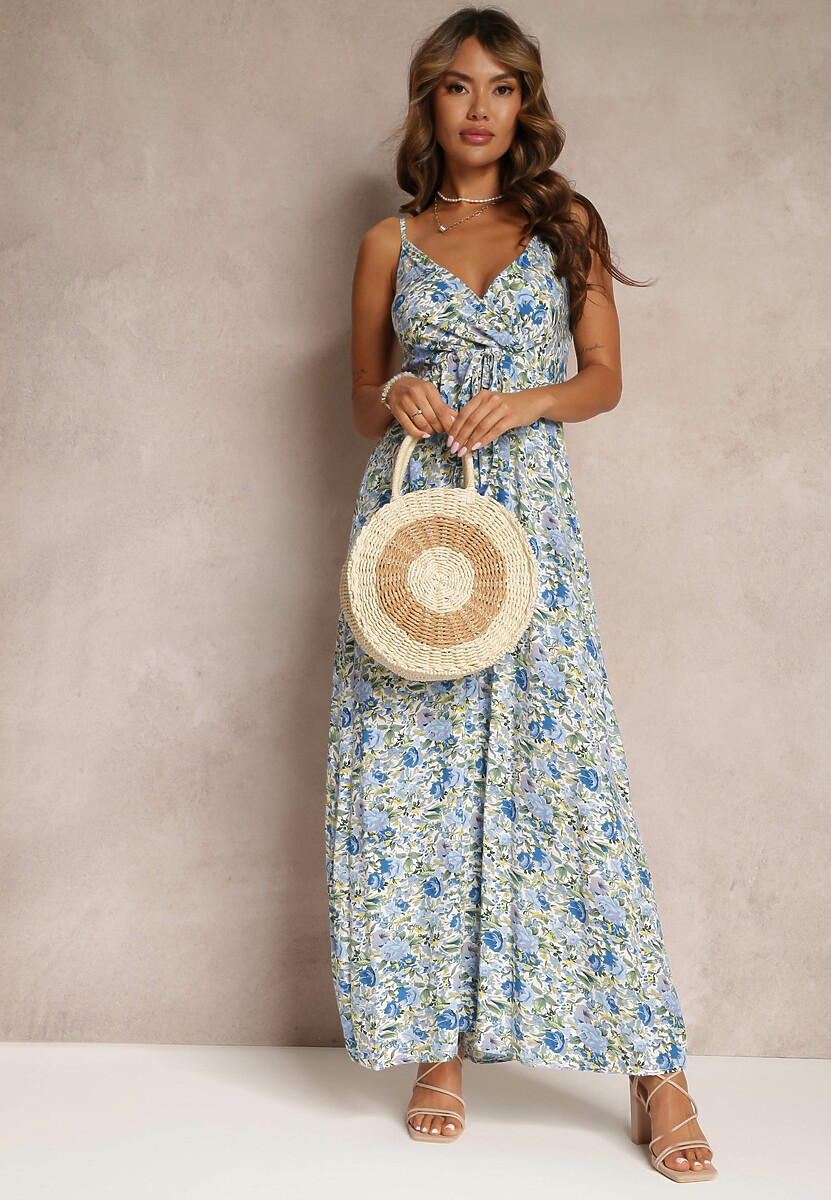 Niebieska Sukienka Auxeris