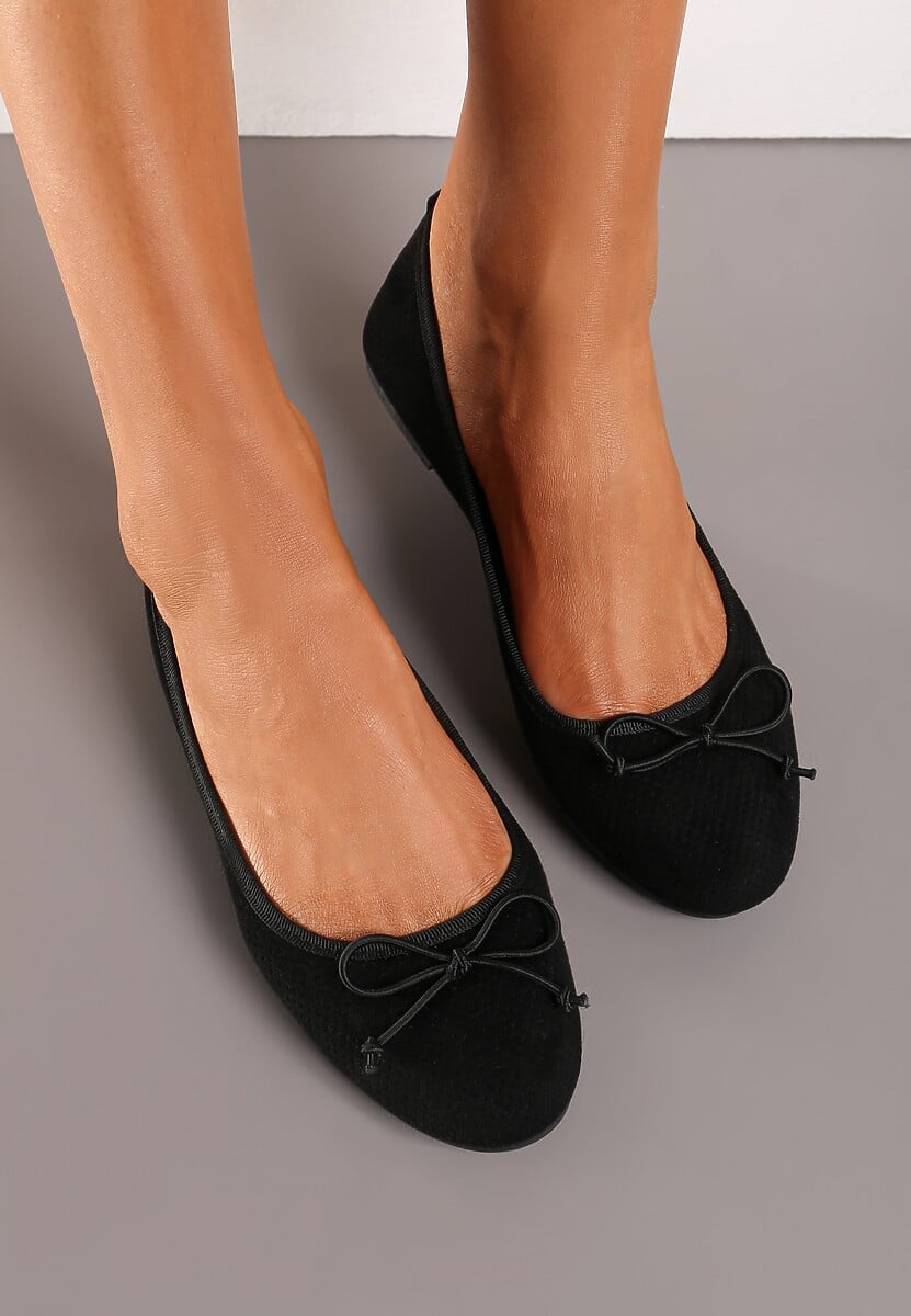 Czarne Balerinki Sthugnaela