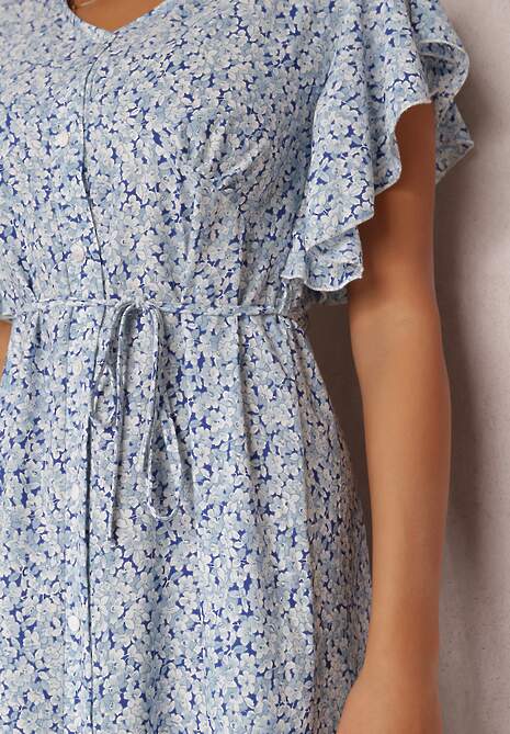 Niebieska Sukienka Thelliopis