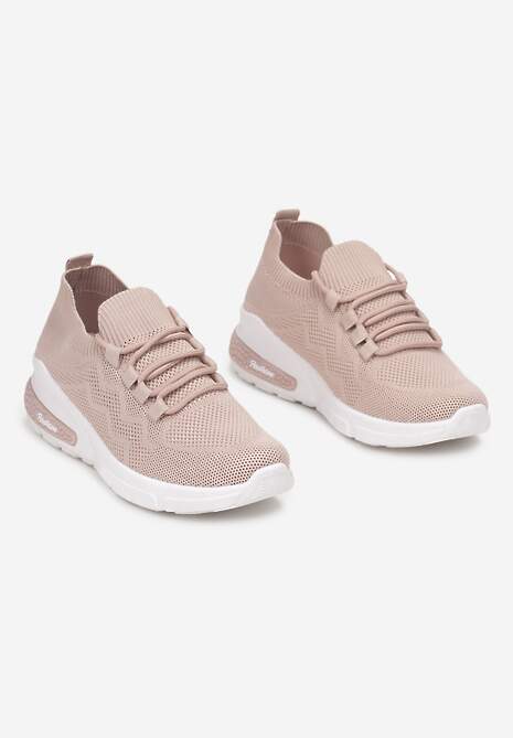 Beżowe Buty Sportowe Philone