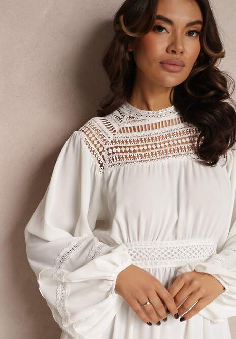 Biała Sukienka Diomime