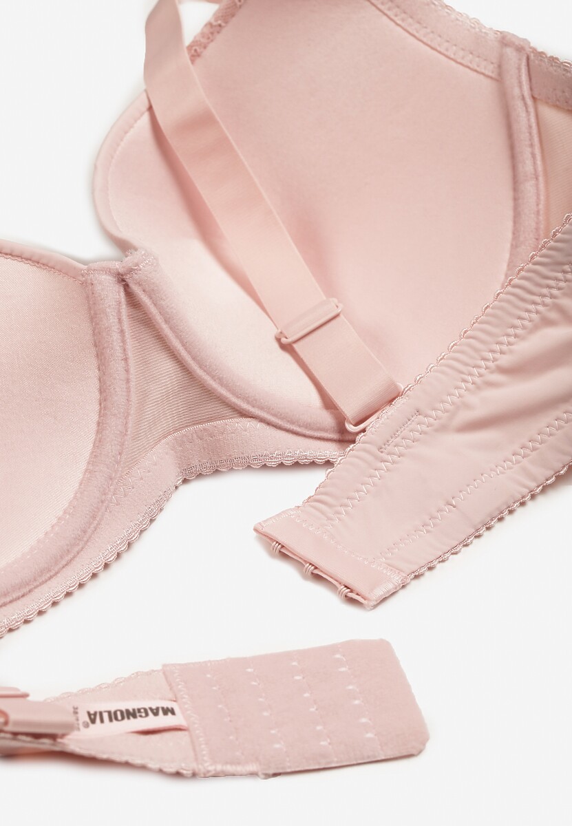 Różowy Koronkowy Biustonosz Uronia