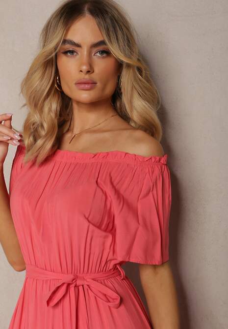 Ciemnoróżowa Sukienka Amiphiphae