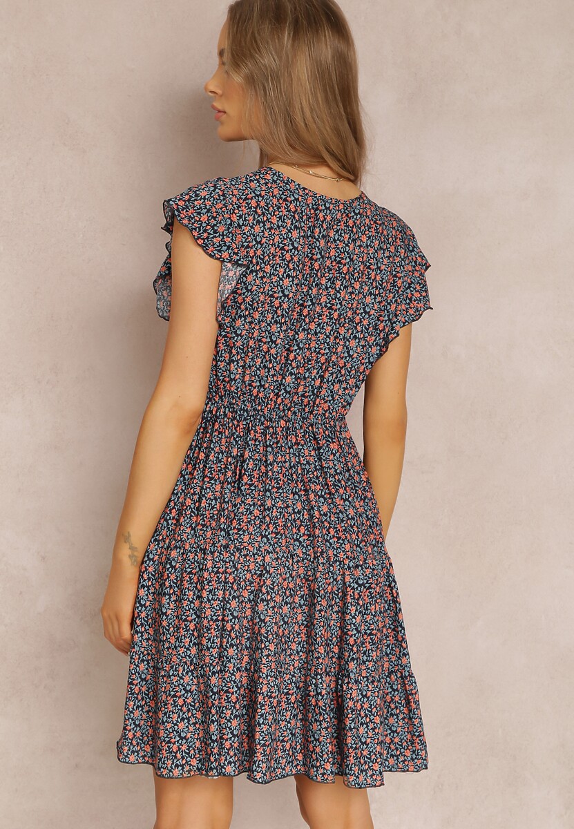 Granatowa Sukienka Phaerica