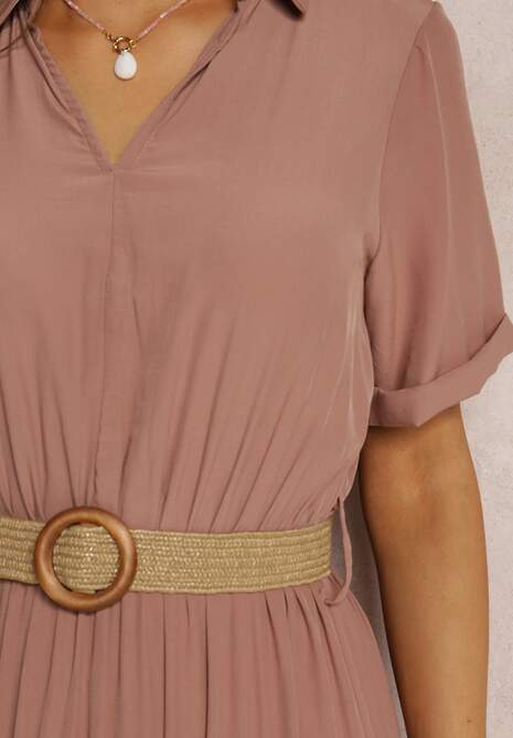 Różowa Sukienka Pelletier