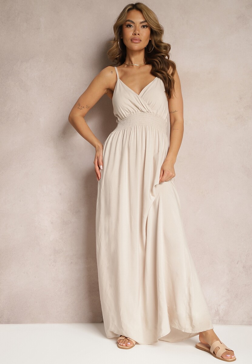 Jasnobeżowa Sukienka Sterinig