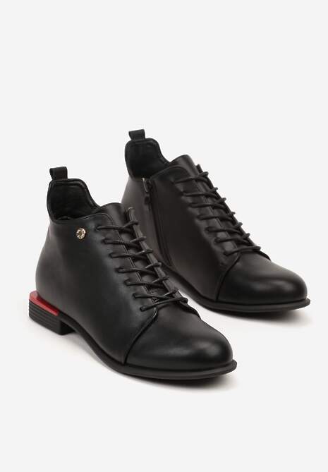 Czarne Botki Vices Trzewiki Aliff