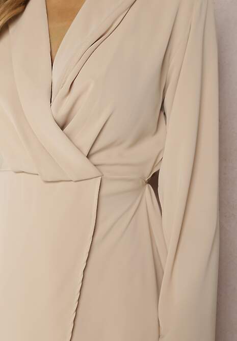 Beżowa Sukienka Periope