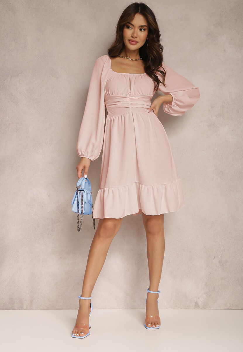 Ciemnoróżowa Sukienka Megadia