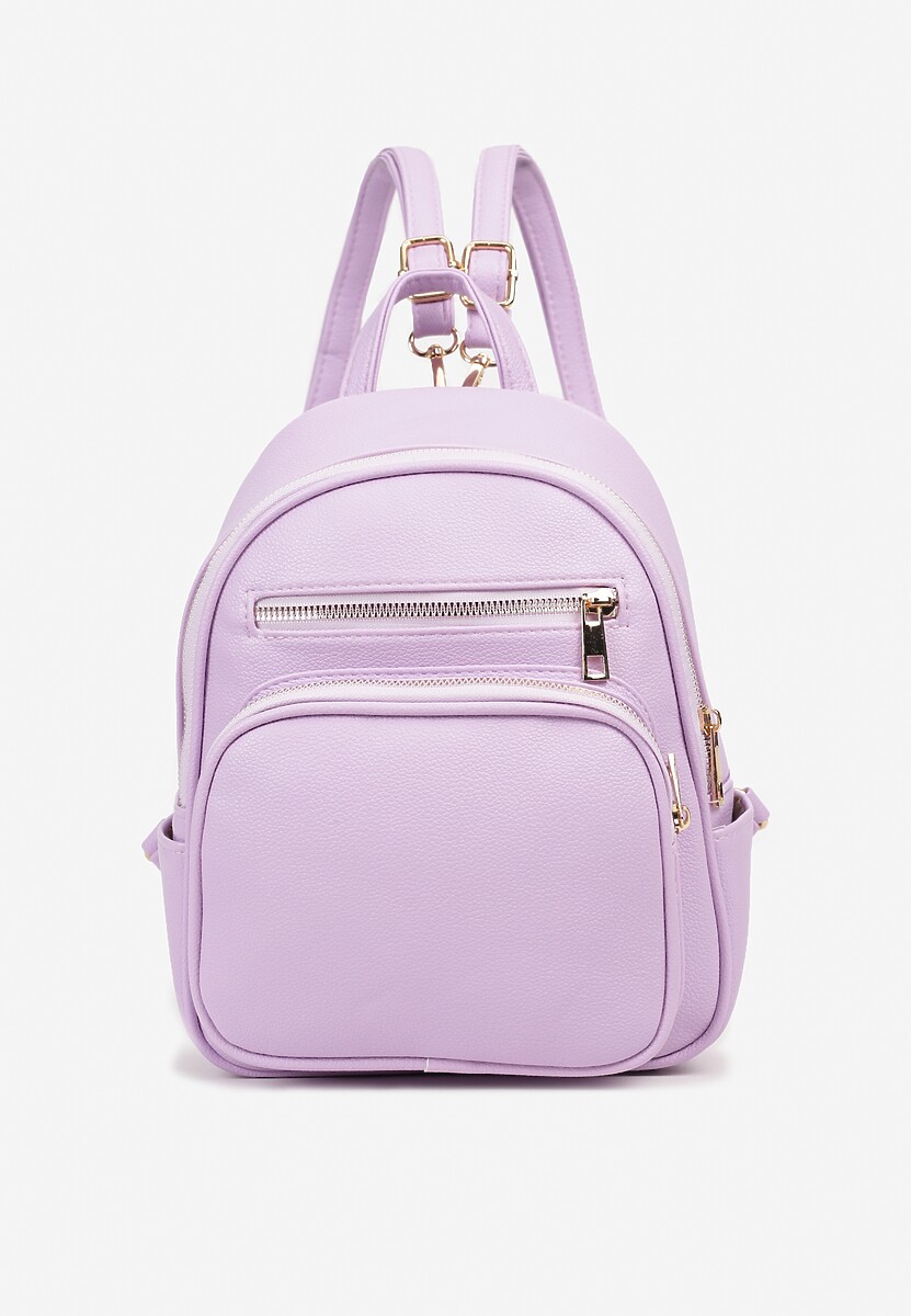 Czarny Plecak na Suwak Wykończony Regulowanymi Odpinanymi Paskami Nelda