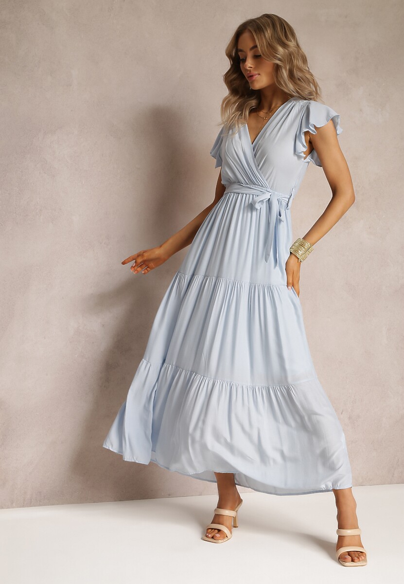 Granatowa Sukienka Tantysus