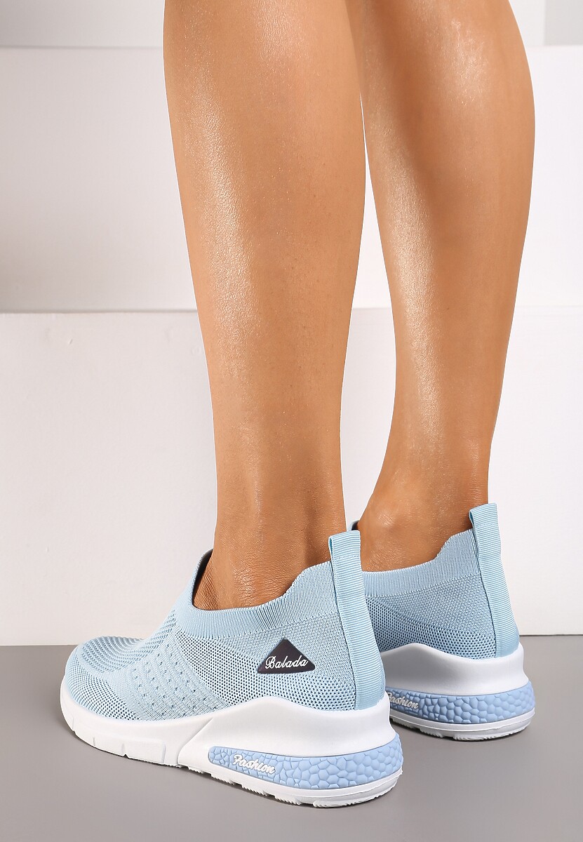 Jasnoniebieskie Buty Sportowe Amathane