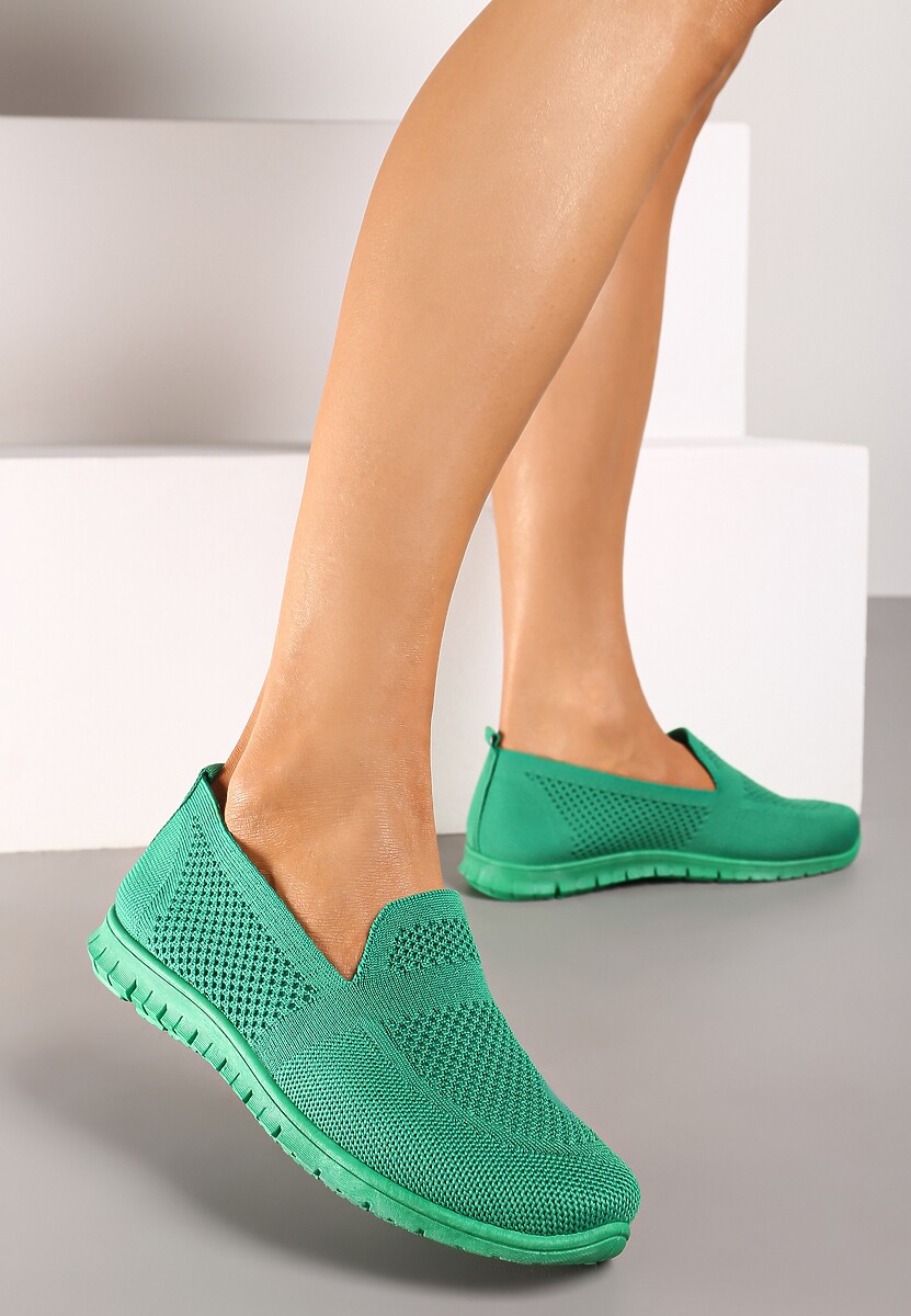 Zielone Tenisówki Pasquier