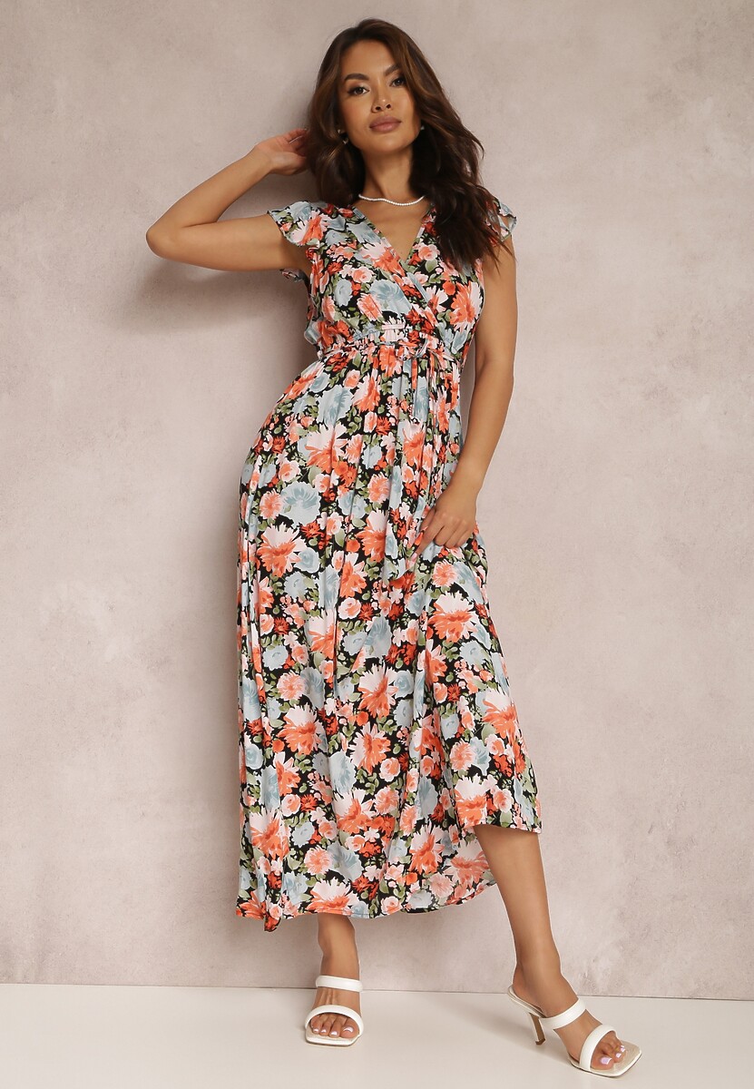 Biało-Miętowa Sukienka Phaedrathe