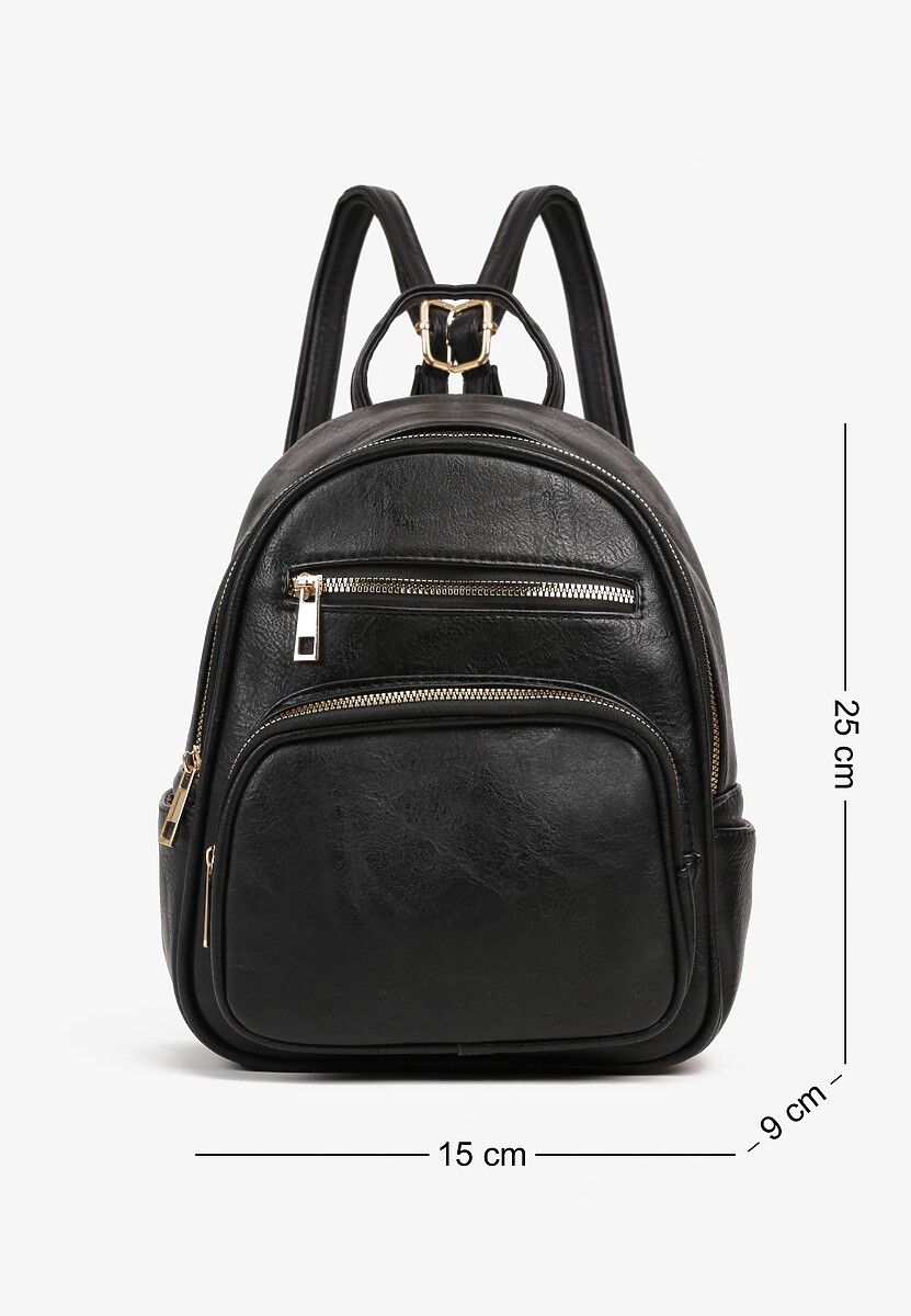 Biały Plecak z Ozdobnymi Suwakami Baniellea